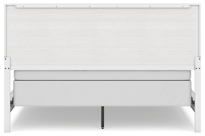 Binterglen California King Panel Bed, White, large