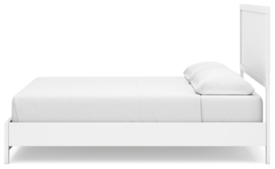 Binterglen California King Panel Bed, White, large