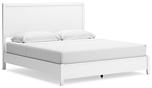 Binterglen King Panel Bed, White, large