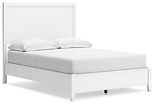 Binterglen Full Panel Bed, White, large