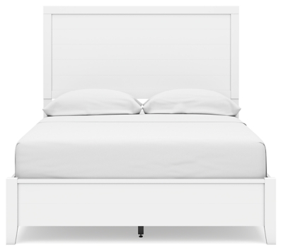 Binterglen California King Panel Bed, White, large