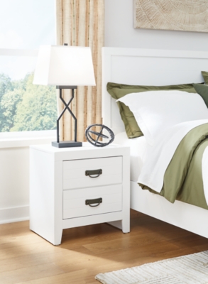 B427-92 Binterglen 23 2 Drawer Nightstand, White sku B427-92