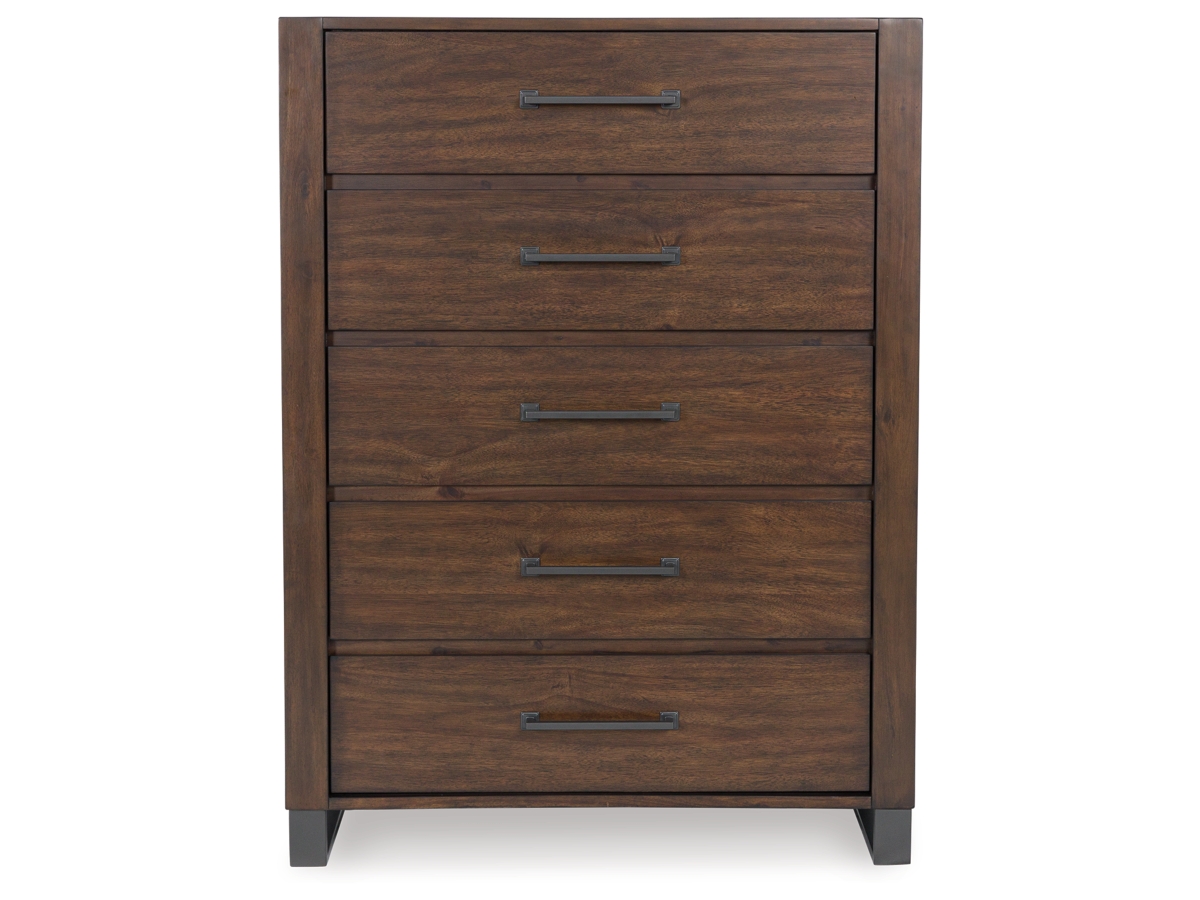 Omni Mirrored 5 Drawer Chest | Stylish Mirrored Drawers | Z