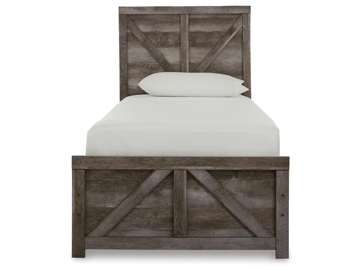 Wynnlow Twin Crossbuck Panel Bed | Ashley