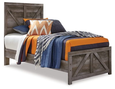 Wynnlow Twin Crossbuck Panel Bed
