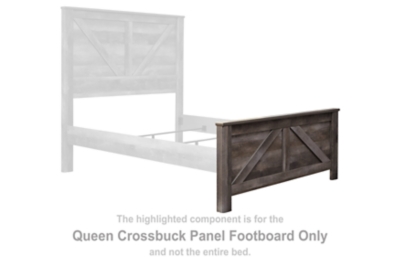 Wynnlow Queen Crossbuck Panel Bed image 10