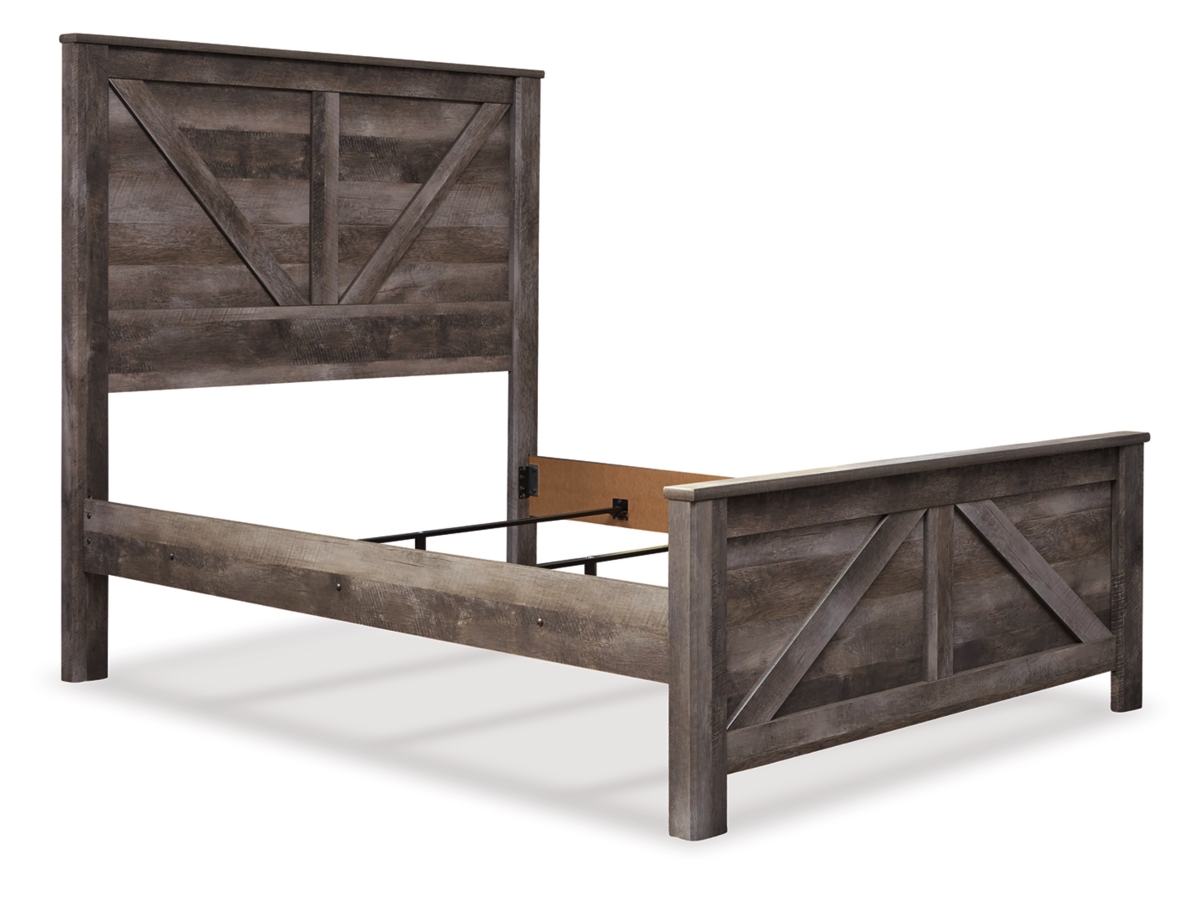 Wynnlow Crossbuck Panel Bed - Gray Wynnlow Crossbuck Panel Bed - Gray