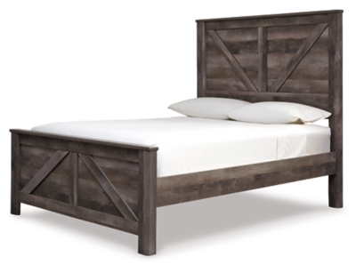 Wynnlow Queen Crossbuck Panel Bed Ashley Furniture Homestore