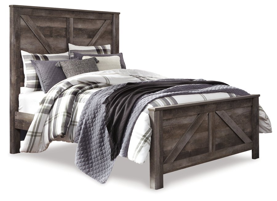 Cama, cómoda y espejo Wynnlow Queen con panel y travesaño - image 5