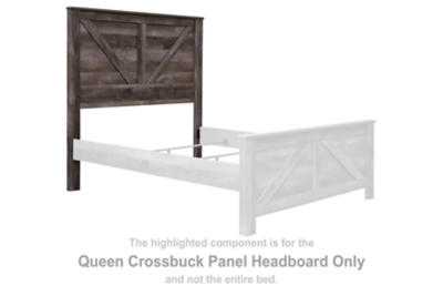 Wynnlow Queen Crossbuck Panel Headboard | Ashley