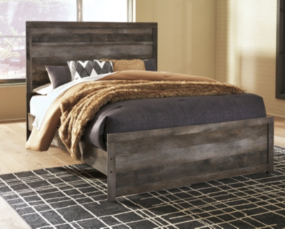 APK-B440-QPB Wynnlow Queen Panel Bed, Gray sku APK-B440-QPB