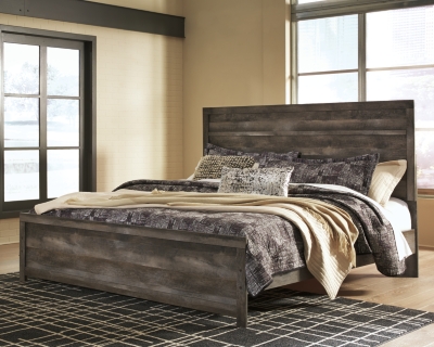 Wynnlow King Panel Bed, Gray