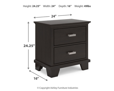 Covetown Nightstand Dimensions