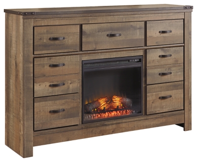 Trinell Dresser With Fireplace Ashley Furniture Homestore