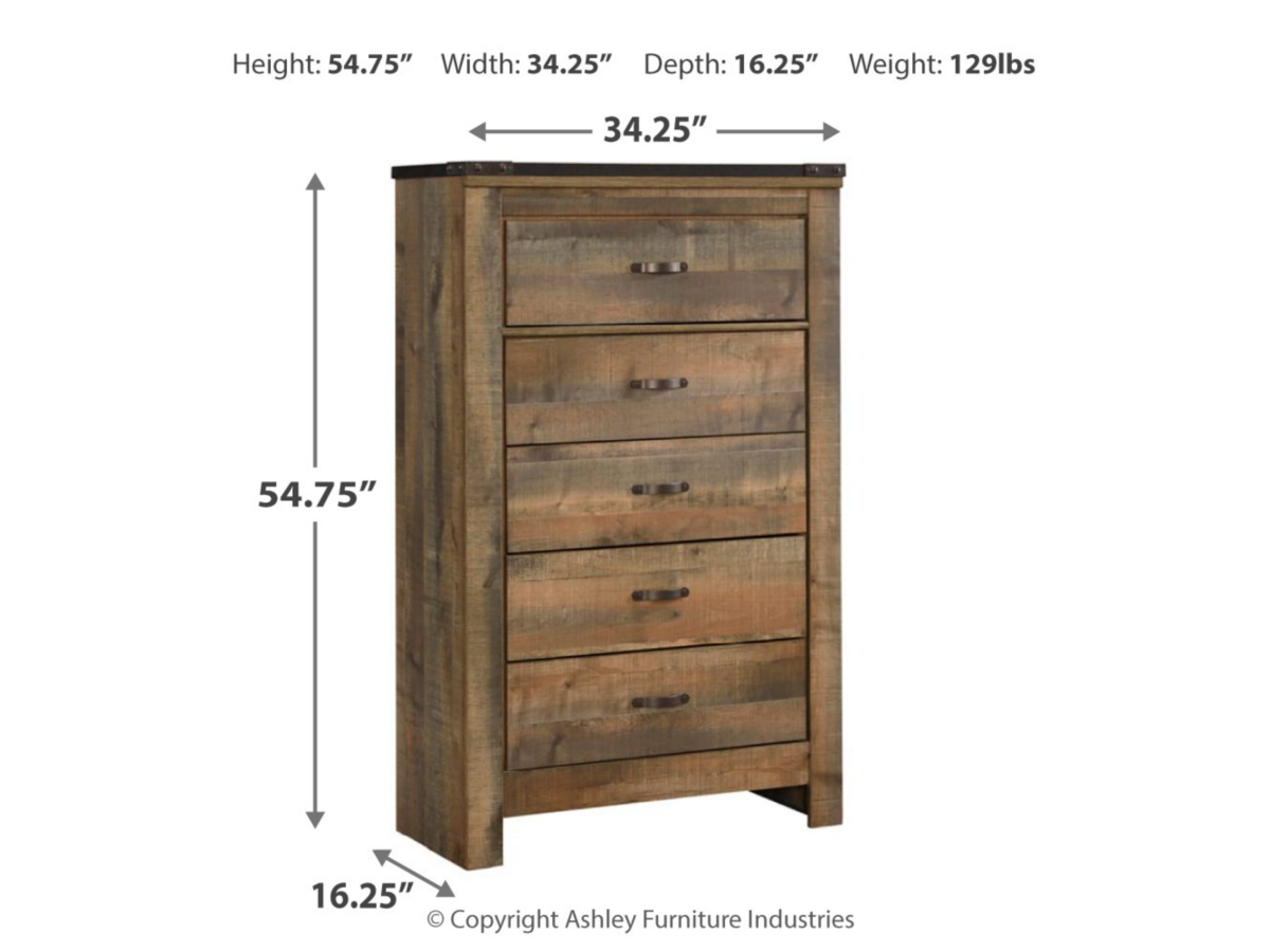 Trinell 5 Drawer Chest of Drawers Ashley