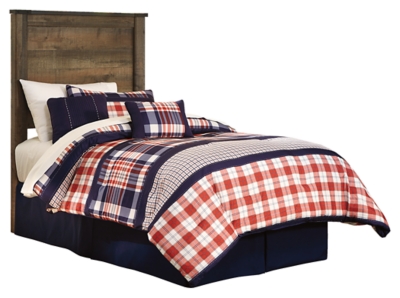 Trinell Twin Panel Headboard, Brown, large