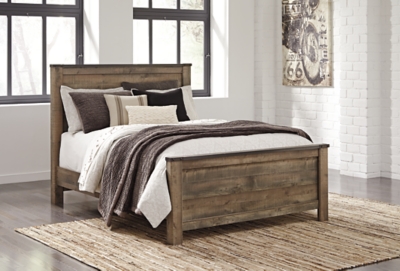 Trinell Queen Panel Bed, Brown, rollover