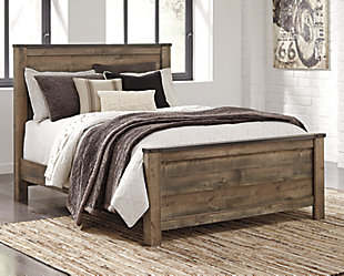 Trinell Queen Panel Bed, Brown, rollover