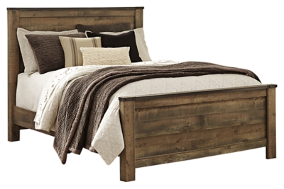 Trinell Queen Panel Bed, Brown, large