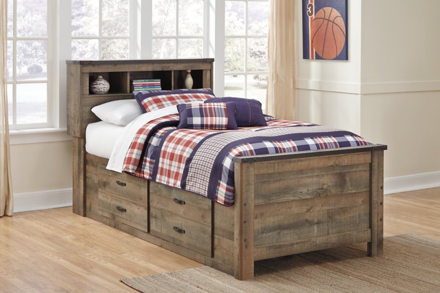 Cama nido doble Trinell, cómoda y 2 mesitas de noche - image 10
