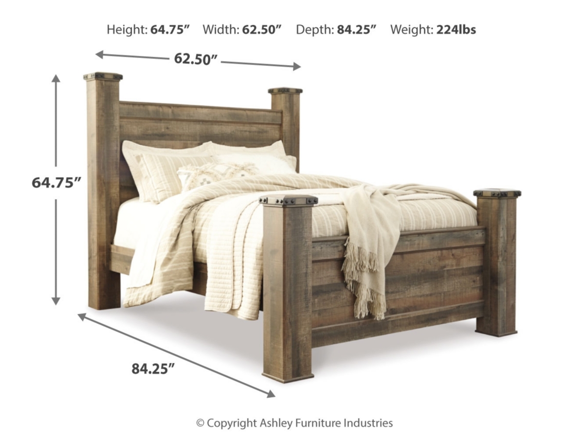 Trinell Poster Bed - Brown Trinell Poster Bed - Brown