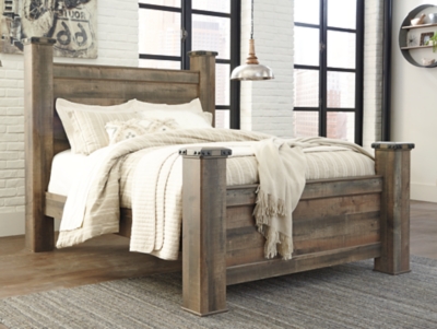 trinell queen poster bed | ashley furniture homestore