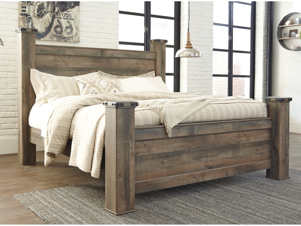 Trinell Poster Bed - Brown Trinell Poster Bed - Brown