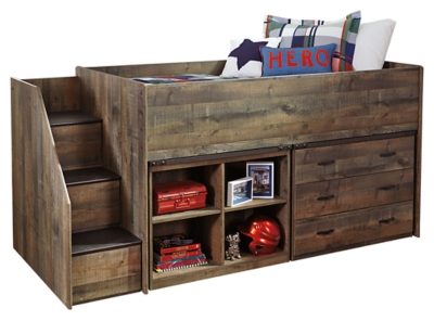 trinell loft bed with storage