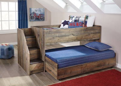 ashley trinell twin loft bed