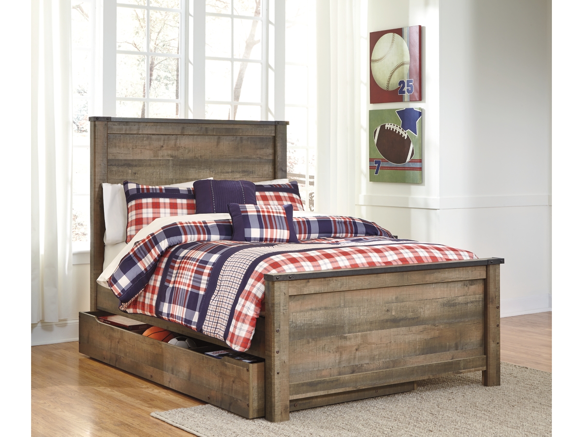 Trinell Full Panel Bed with 1 Large Storage Drawer Ashley