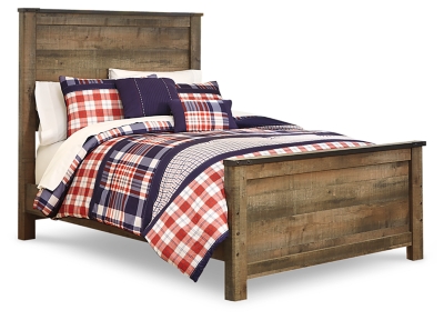 Trinell Full Panel Bed, Brown, large