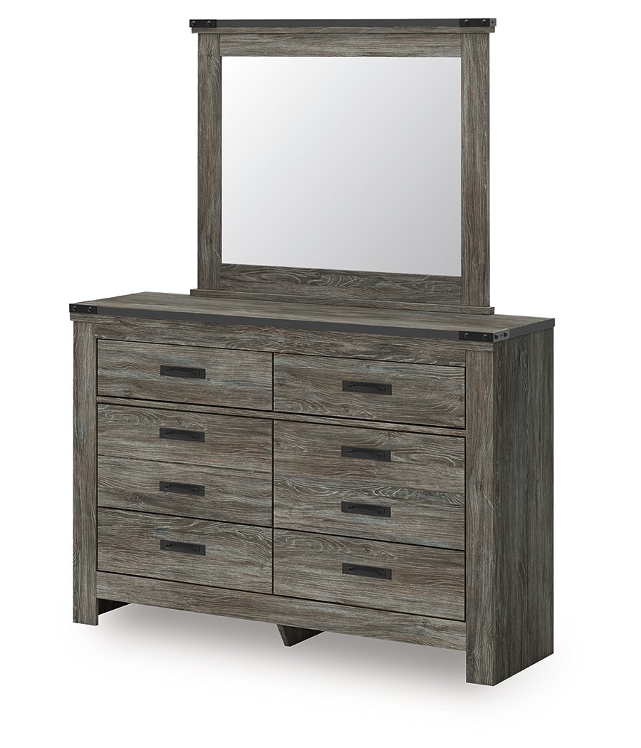 Frandern Full Bookcase Bed with Storage, Dresser and Mirror - image 8