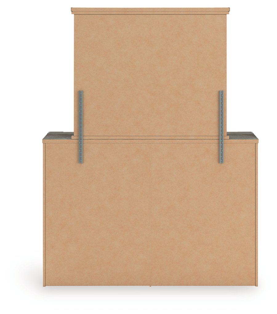 Frandern Full Bookcase Bed with Storage, Dresser and Mirror - image 6