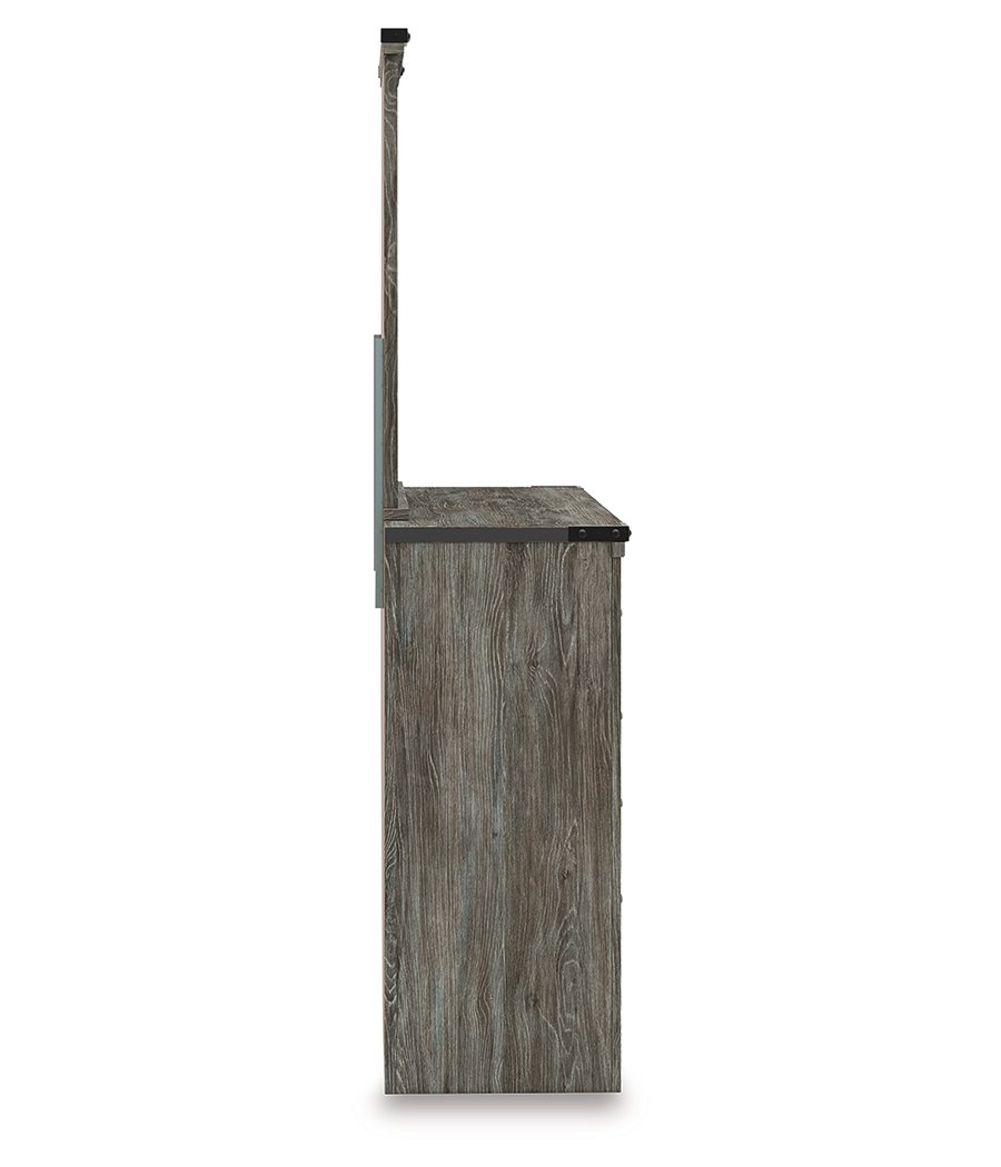 Frandern Full Bookcase Bed with Storage, Dresser and Mirror - image 5