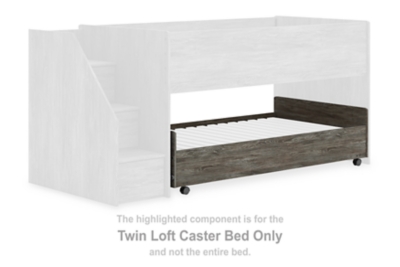 Frandern Twin over Twin Loft Bed image 12