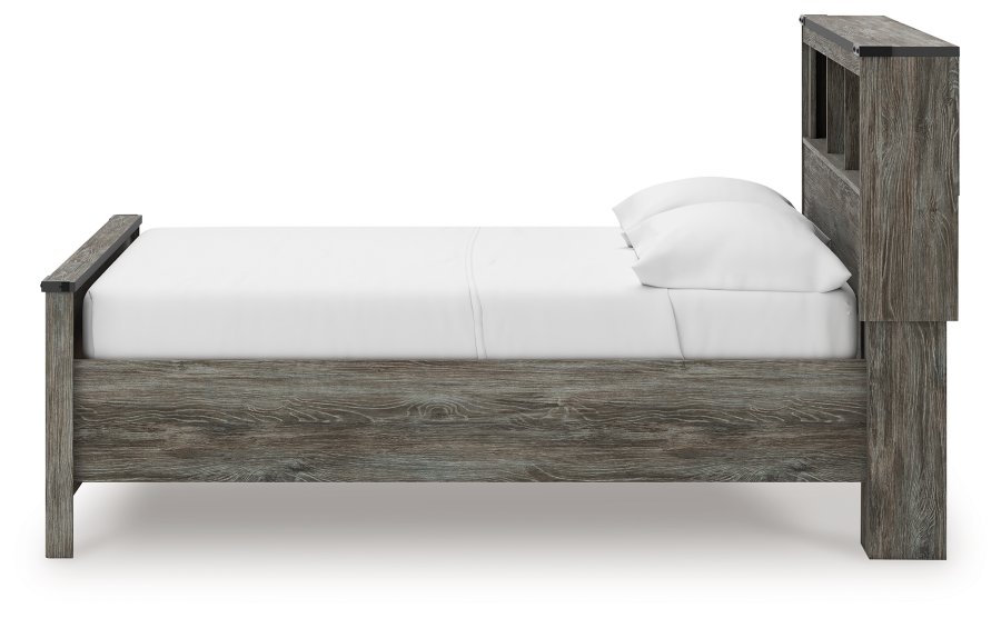 Frandern Full Bookcase Bed with Storage, Dresser and Mirror - image 15