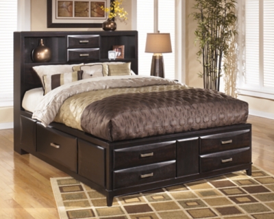 Kira King Storage Bed With 8 Drawers Ashley Furniture Homestore