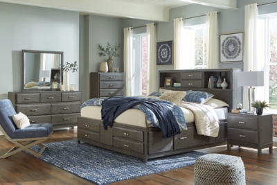 Caitbrook Queen Storage Bed With 8 Drawers Ashley