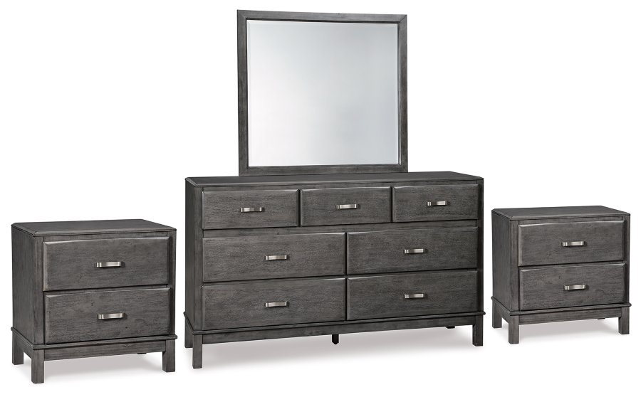 Caitbrook Dresser, Mirror and 2 Nightstands - image 1