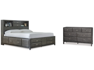 Caitbrook california deals king storage bed