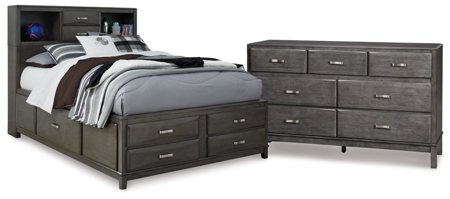 Caitbrook Full Storage Bed and Dresser - image 1