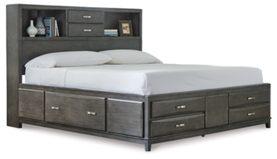 Caitbrook Queen Storage Bed with 8 Drawers | Ashley Furniture HomeStore