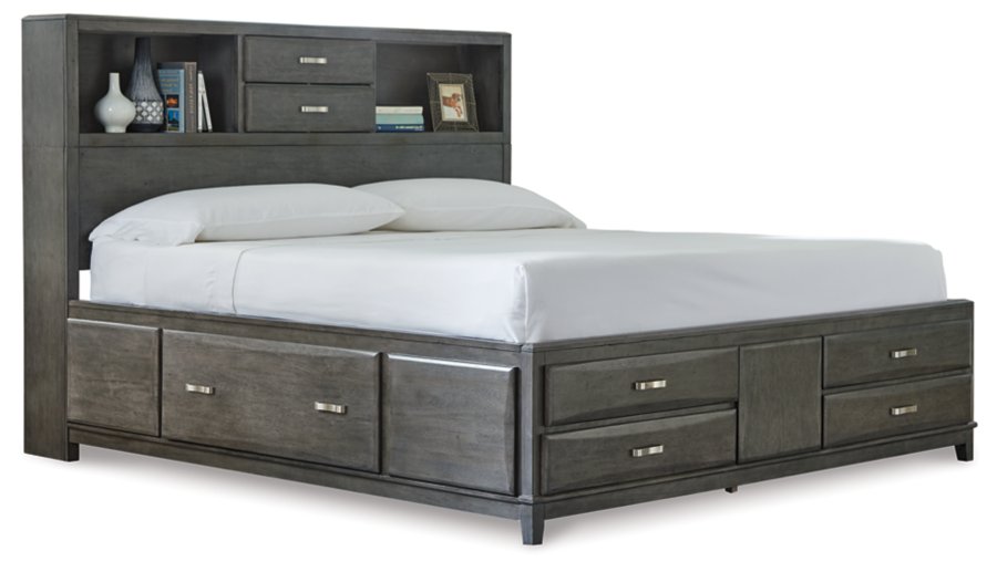Cama king, cómoda y 2 mesitas de noche Caitbrook - image 3
