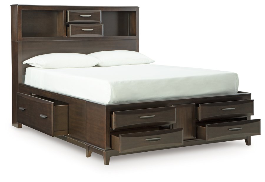 Cama Queen, cómoda y espejo Vanmore - image 6
