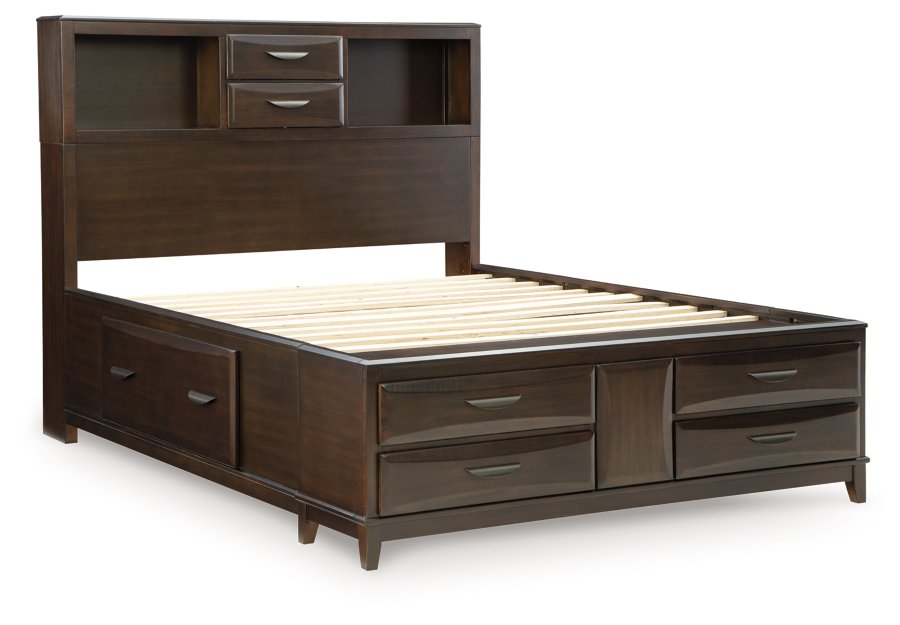 Cama Queen, cómoda y espejo Vanmore - image 7
