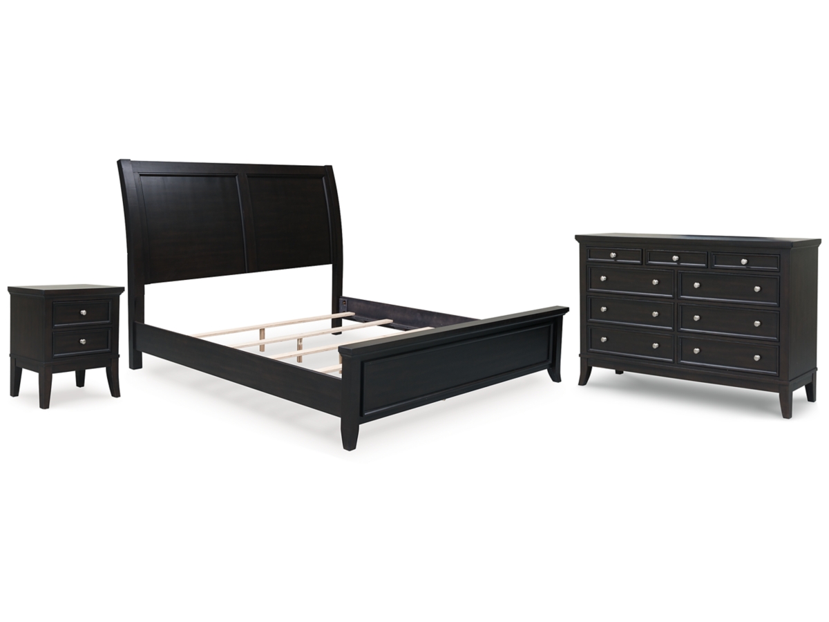 Bruck Ashley ページ Zanbrook Queen Panel Bed | Ashley