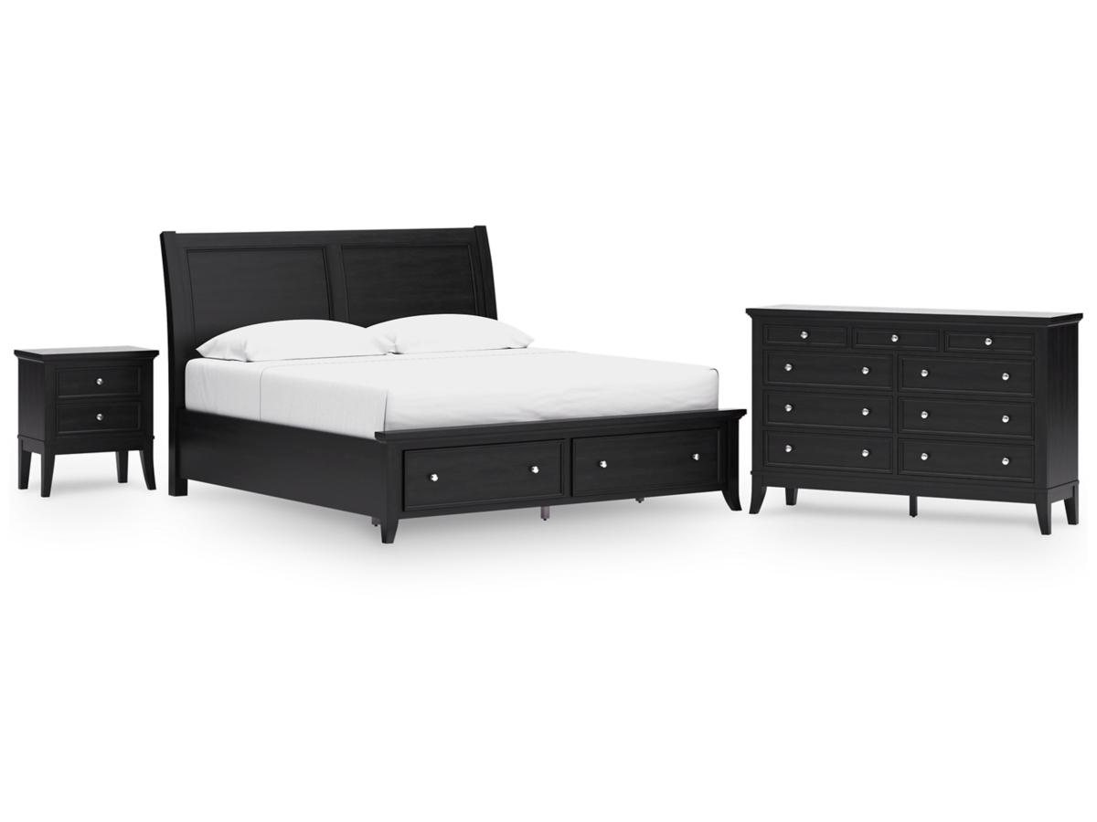 Bruck Ashley ページ Zanbrook Queen Panel Bed | Ashley