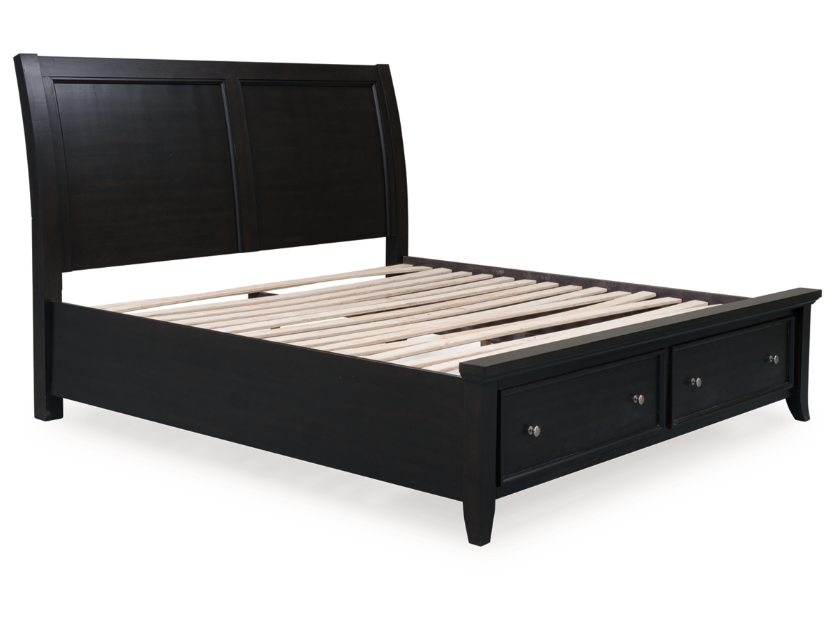 Bambori King Sleigh Storage Bed