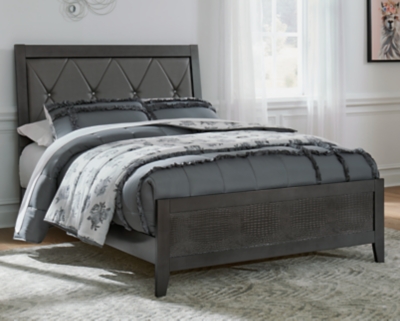 Delmar Full Upholstered Panel Bed