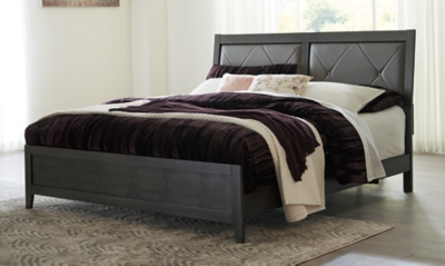 Delmar King Upholstered Panel Bed